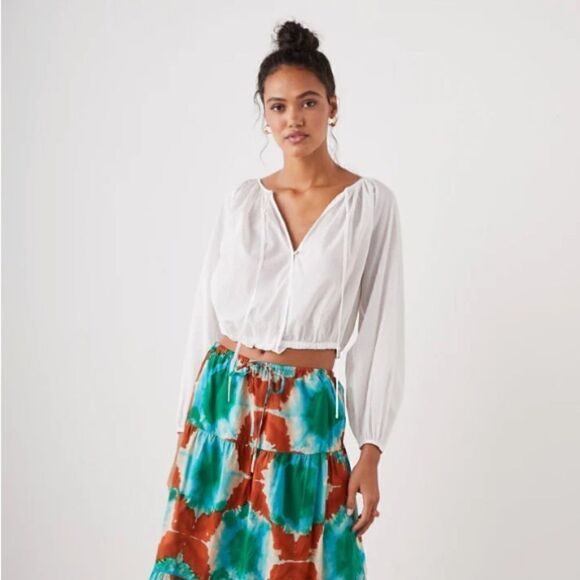 NWT Rails Katia Cotton Wrap Top​ - Picture 2 of 14